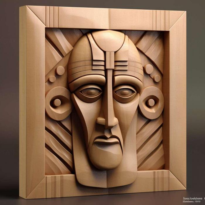 نموذج ثلاثي الأبعاد لآلة CNC 3D Art 